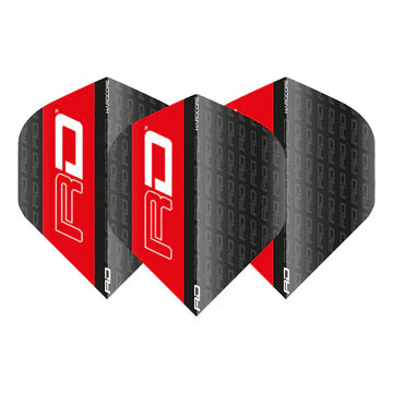 Black & Red Hardcore XT Standard Flights