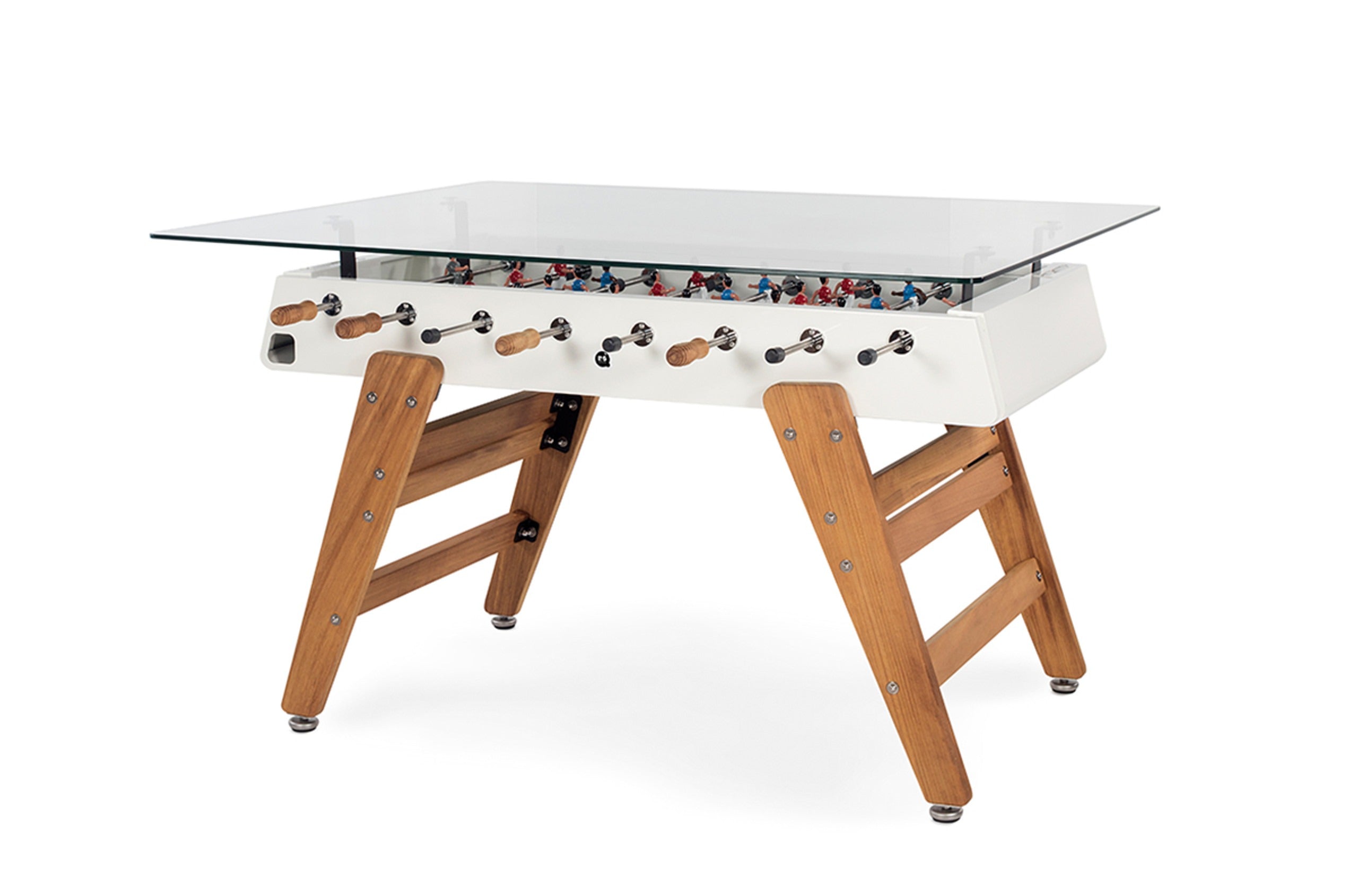 Wood Outdoor Foosball Table (White)
